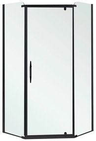 Cabină de duș pătrată Celtic 100x100 cm fără cădiță neagră