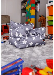 Fotoliu puf Buff Beauty (gri + alb). 1028902