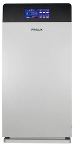 Purificator de aer Finlux FAP-8091UZI, 73 W, Pentru pana la 100 m², Timer, 4 viteze, UV, Ionizare, HEPA 11, Alb/Gri
