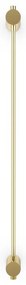 Aplica de perete LED design liniar Rotta auriu 90,5cm