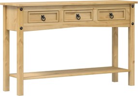 vidaXL Masă consolă „Corona” 114x34,5x73 cm, lemn masiv de pin