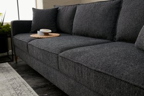 Canapea Berlin - Anthracite, Black