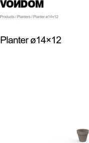 Ghiveci plante design decorativ modern interior / exterior PLANTER mini 14x12cm