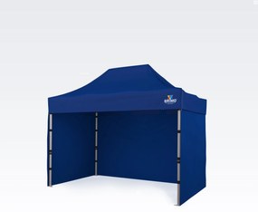 Cort de gradina 2x3m - cu 3 pereți - Albastru