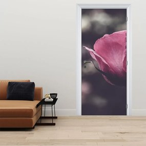 Fototapet pentru ușă - floare în prim plan (95x205cm)
