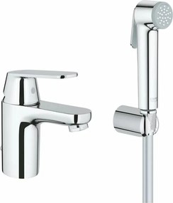 Baterie lavoar Grohe Eurosmart Cosmopolitan S cu dus igienic crom lucios