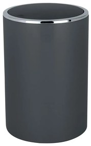 WENKO 25146100 - Coș INCA, 18,5 x 25,5 cm, antracit/crom lucios