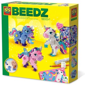 Set creativ Beedz - Margele de calcat Unicorni