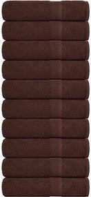 vidaXL Prosoape de baie, FROGN, 10 buc., maro, 100x150 cm, 360 g/m²