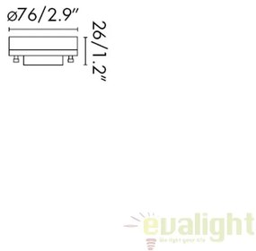 Bec LED GX53 6W 2700K 17340