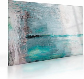 Tablou pe sticlă - pictură abstractă în ulei (70x50 cm)