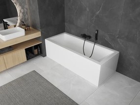 Mexen Cubik cadă dreptunghiulară 180 x 90 cm cu panou, albă - 55031809000X