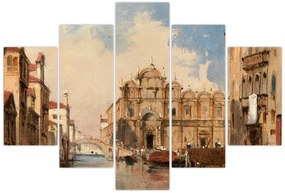 Tablou - Jules-Romain Joyant, The Scuola di San Marco, Venice, reproducere (150x105 cm)