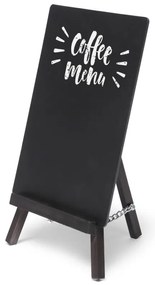 Mini suport din lemn, negru