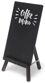 Mini suport din lemn, negru
