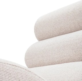 Fotoliu confortabil design LUX Congreso, Lyssa off-white