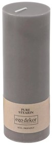 Lumânare Eco candles by Ego dekor Friendly, durată ardere 60 h, gri