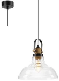 Abajur de rezervă din sticlă Single 40851