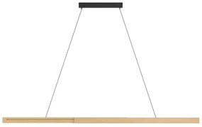 Lustră LED dimabilă pe cablu Eglo 390369 MONTEBUONO LED/21W/230V 3000K maro