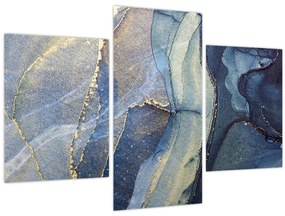 Tablou - Abstracție cu cerneală cu alcool (90x60 cm)