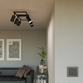 Lampă spot 6xGU10/30W/230V, neagră