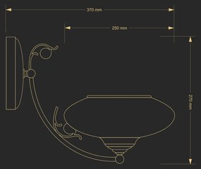 Aplica design clasic realizata manual CASAMIA