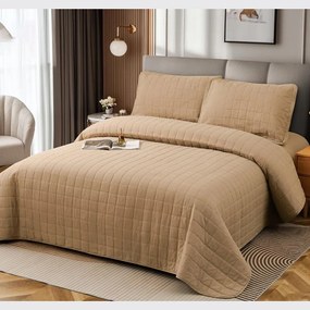 Cuvertura bumbac 100%, 4 piese, pat 2 persoane, 230x240 cm, EY05