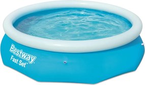 Bestway Piscină gonflabilă Fast Set, 305 x 76 cm, rotundă, 57266