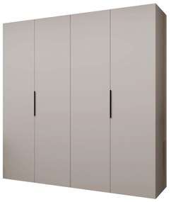 Dulap de haine 200 cm Mirabella 1 (Cașmir + Negru). 1126366