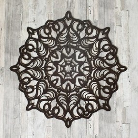 DUBLEZ | Mandala geometrică pentru perete, realizată din lemn