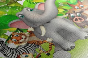 Tablou animale din junglă
