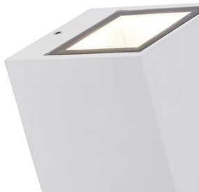 Lampă de perete modernă alb GU10 AR70 IP54 - Baleno II