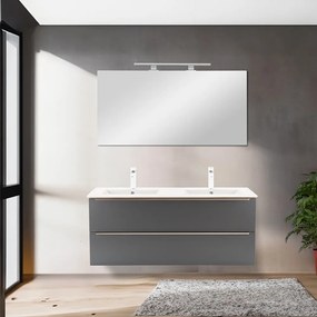 Dulap inferior Vario Trim 120 cu lavoar stejar-antracit