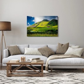 Tablou cu peisaj montan (90x60 cm)