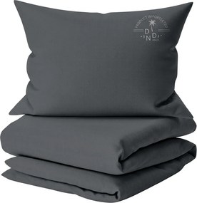 Lenjerie de pat din bumbac PLAIN BEAUTY gri inchis Dimensiune lenjerie de pat: 60 x 70 cm | 140 x 220 cm