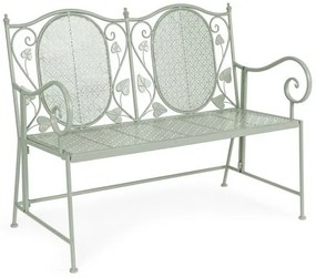 Banca pliabila pentru 2 persoane verde salvie din metal, Harriet Bizzotto