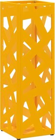 vidaXL Suport pentru umbrele Muștar 15,5 x 15,5 x 49 cm Metal