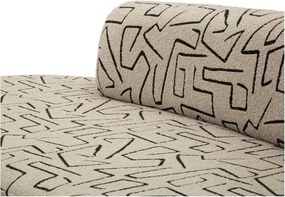 Canapea bej cu tapițerie din țesătură bouclé 176 cm Nairobi – Mauro Ferretti