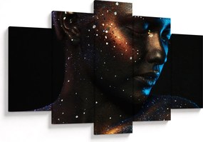 Tablou strălucitor a femeii (150x105 cm)
