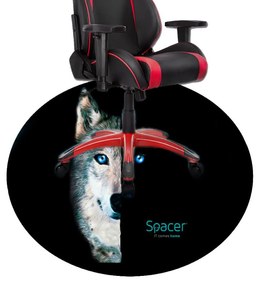 Covor Spacer pentru scaun, model wolf