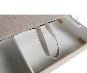 Pat tip BOXSPRING 180x200, taupe gri-maro, FERATA TV KOMFORT