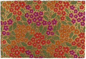 Covoraș de intrare din fibre de nucă de cocos 40x60 cm Floral – Artsy Doormats
