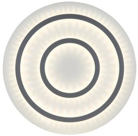 Globo JAYDEN 48042-60W - Plafonieră LED dimerizabilă 60W/230V, Ø 55 cm, albă + telecomandă