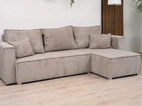 Canapea extensibila cu colt bilateral SMART COSARO albastru inchis + 2 perne GRATUITE