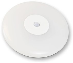 Plafoniera LED BH15-0130, cu senzor de miscare, 18W, 1440lm, lumina rece, IP44, alba, Braytron
