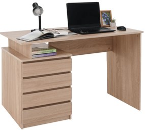 Masă de birou HANY NEW, stejar sonoma