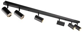 Spot NICEA 6xGU10/10W/230V negru