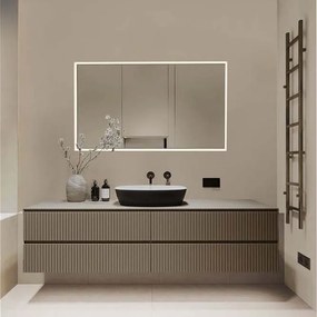 Oglinda baie cu iluminat LED IP44 Ambor, 70x120cm