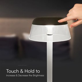 Lampă LED tactilă reîncărcabilă dimabilă de masă LED/3W/5V 3000-6000K alb