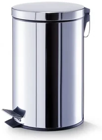 Cos de gunoi cu pedala, Otel inoxidabil, 12L
